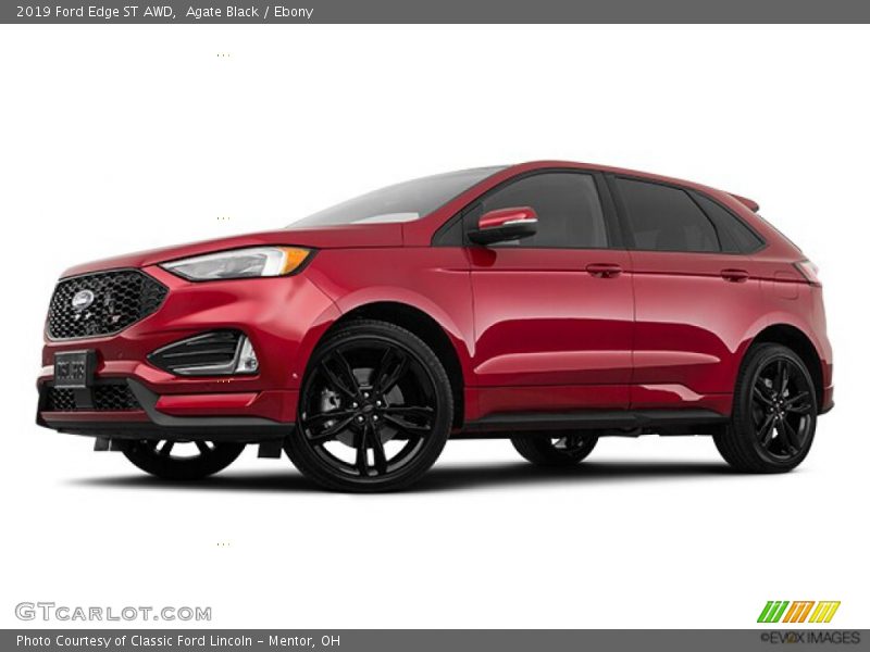 Agate Black / Ebony 2019 Ford Edge ST AWD