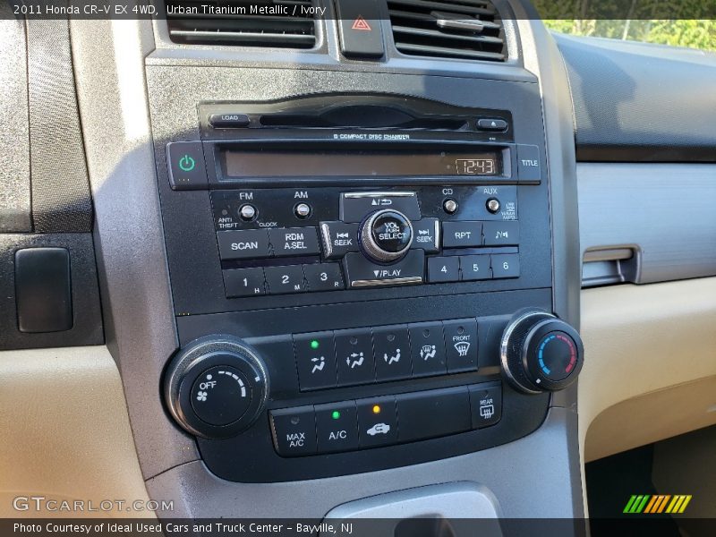 Urban Titanium Metallic / Ivory 2011 Honda CR-V EX 4WD
