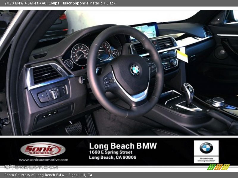 Black Sapphire Metallic / Black 2020 BMW 4 Series 440i Coupe