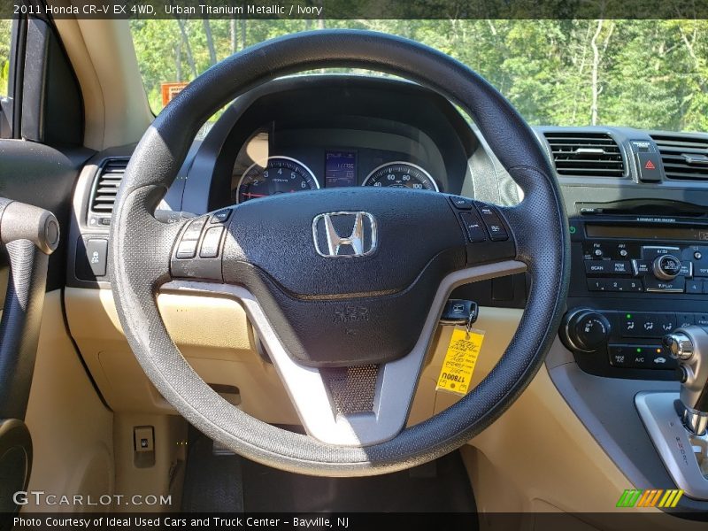 Urban Titanium Metallic / Ivory 2011 Honda CR-V EX 4WD