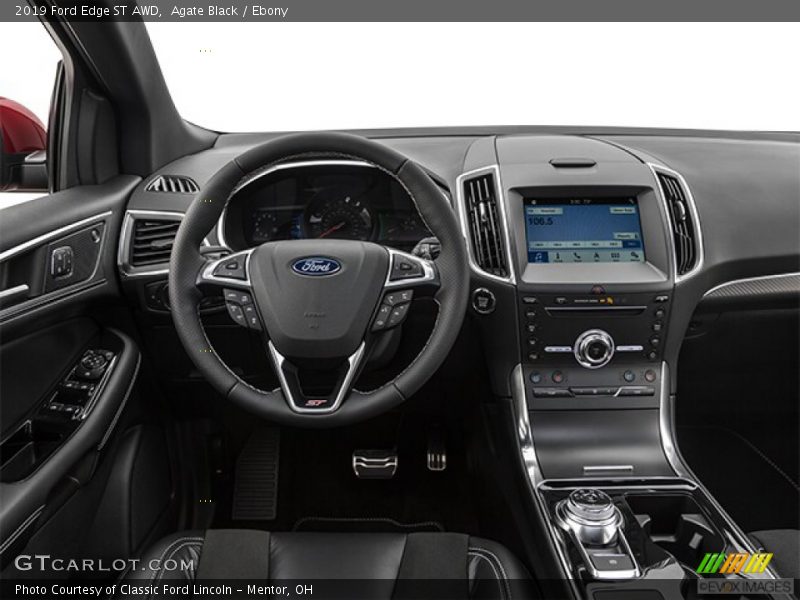 Agate Black / Ebony 2019 Ford Edge ST AWD