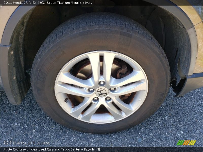Urban Titanium Metallic / Ivory 2011 Honda CR-V EX 4WD