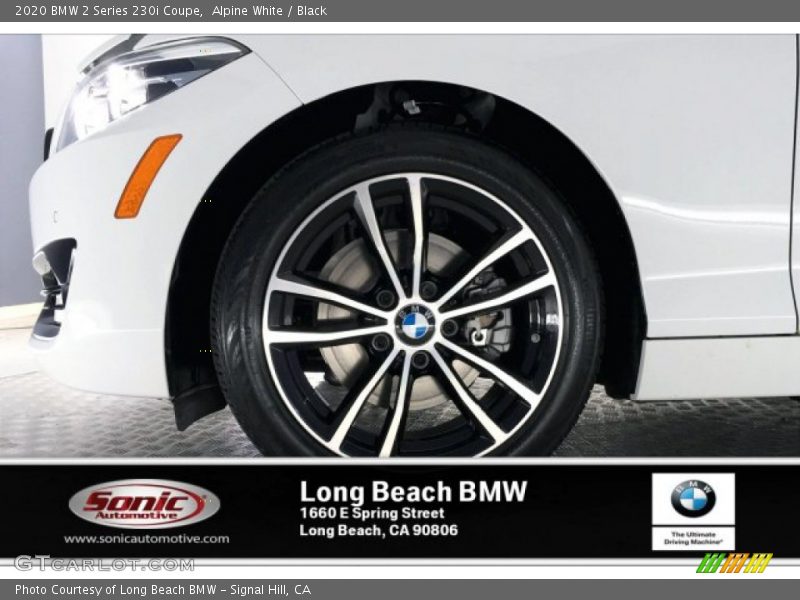 Alpine White / Black 2020 BMW 2 Series 230i Coupe