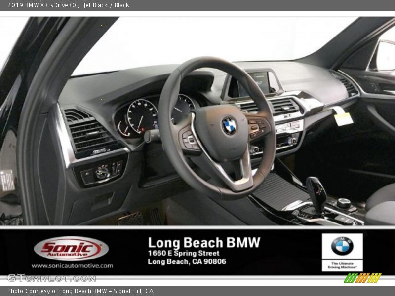 Jet Black / Black 2019 BMW X3 sDrive30i