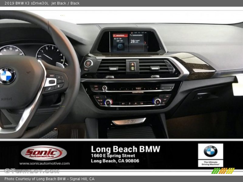 Jet Black / Black 2019 BMW X3 sDrive30i