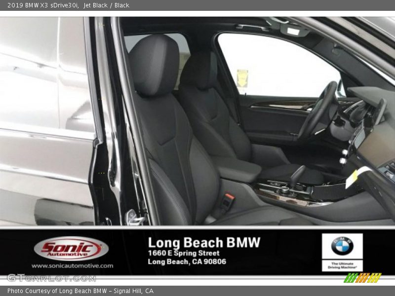 Jet Black / Black 2019 BMW X3 sDrive30i