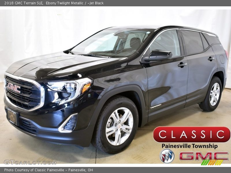 Ebony Twilight Metallic / ­Jet Black 2018 GMC Terrain SLE