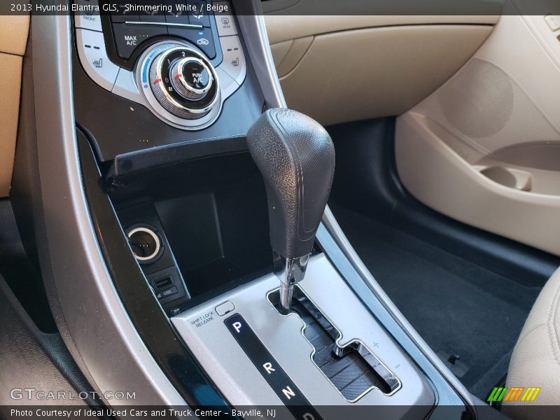 Shimmering White / Beige 2013 Hyundai Elantra GLS