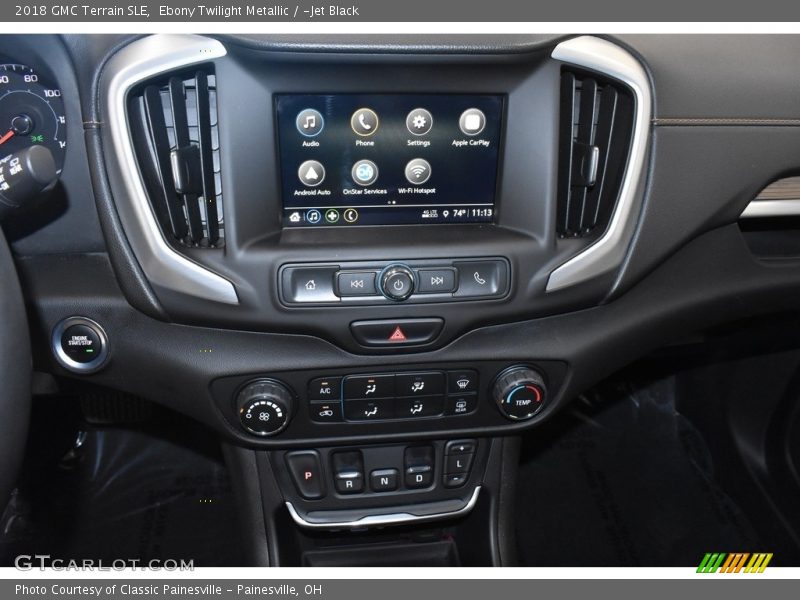 Ebony Twilight Metallic / ­Jet Black 2018 GMC Terrain SLE
