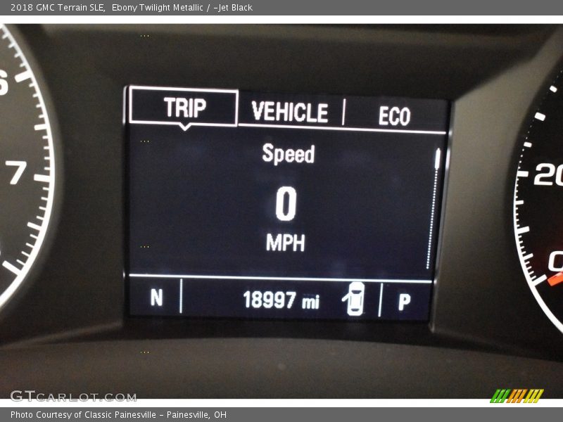 Ebony Twilight Metallic / ­Jet Black 2018 GMC Terrain SLE