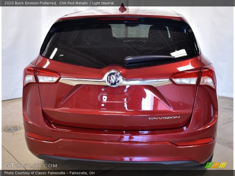 Chili Red Metallic / Light Neutral 2020 Buick Envision Preferred