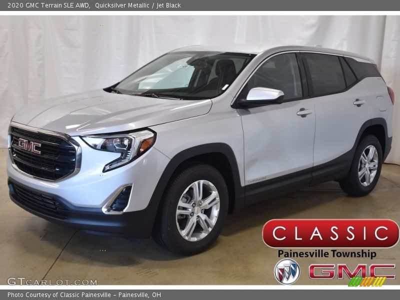 Quicksilver Metallic / Jet Black 2020 GMC Terrain SLE AWD