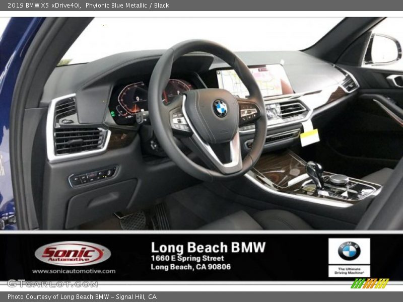 Phytonic Blue Metallic / Black 2019 BMW X5 xDrive40i