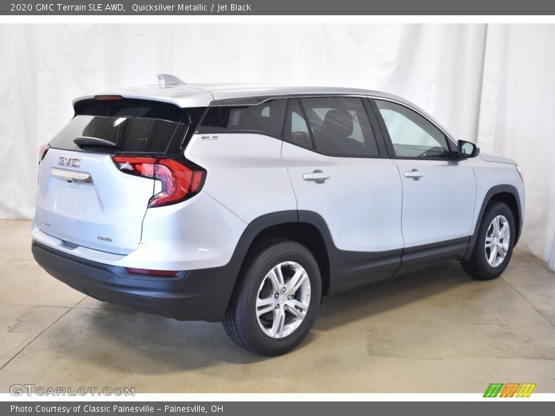 Quicksilver Metallic / Jet Black 2020 GMC Terrain SLE AWD
