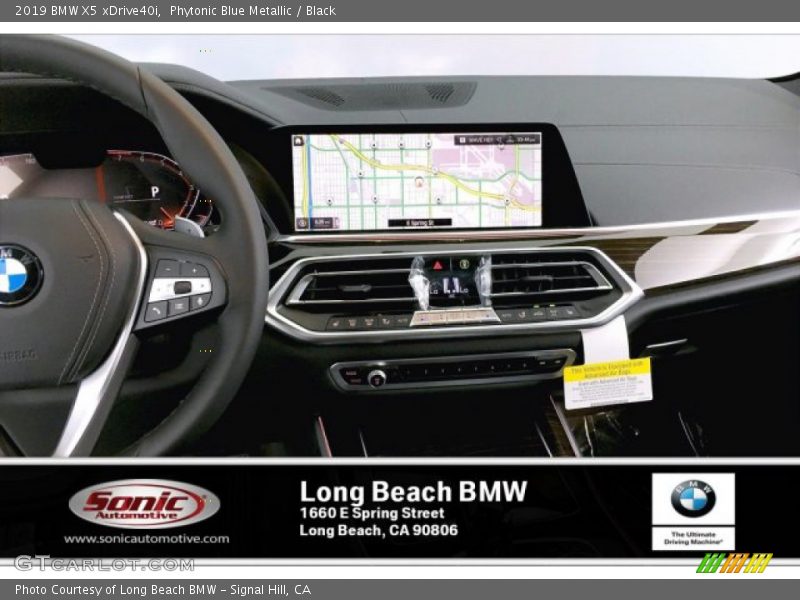 Phytonic Blue Metallic / Black 2019 BMW X5 xDrive40i