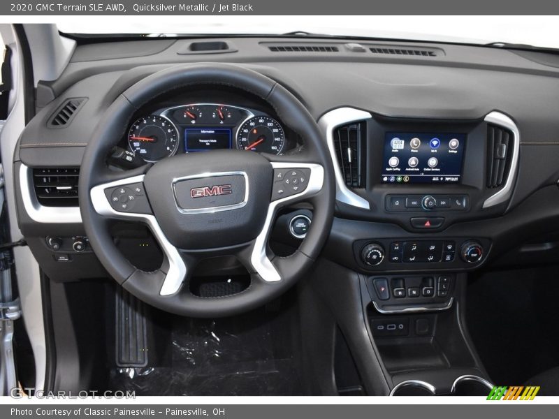 Quicksilver Metallic / Jet Black 2020 GMC Terrain SLE AWD