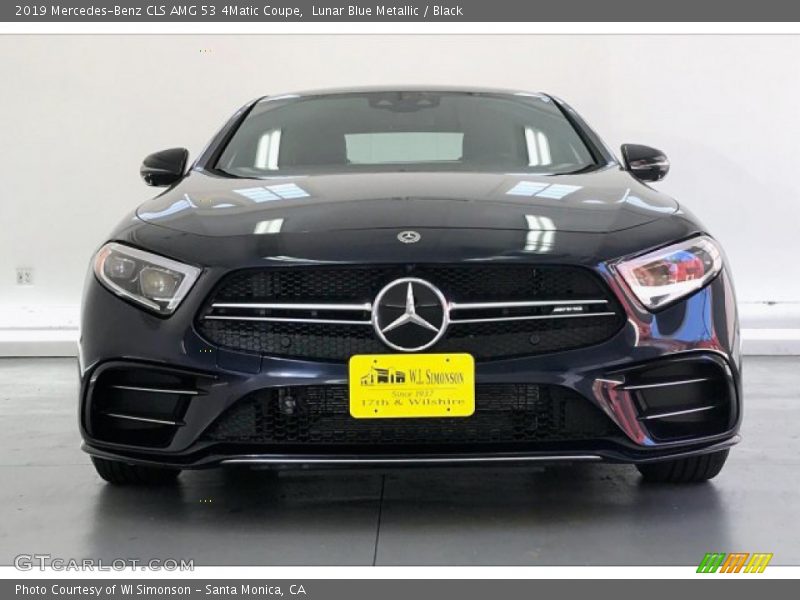 Lunar Blue Metallic / Black 2019 Mercedes-Benz CLS AMG 53 4Matic Coupe