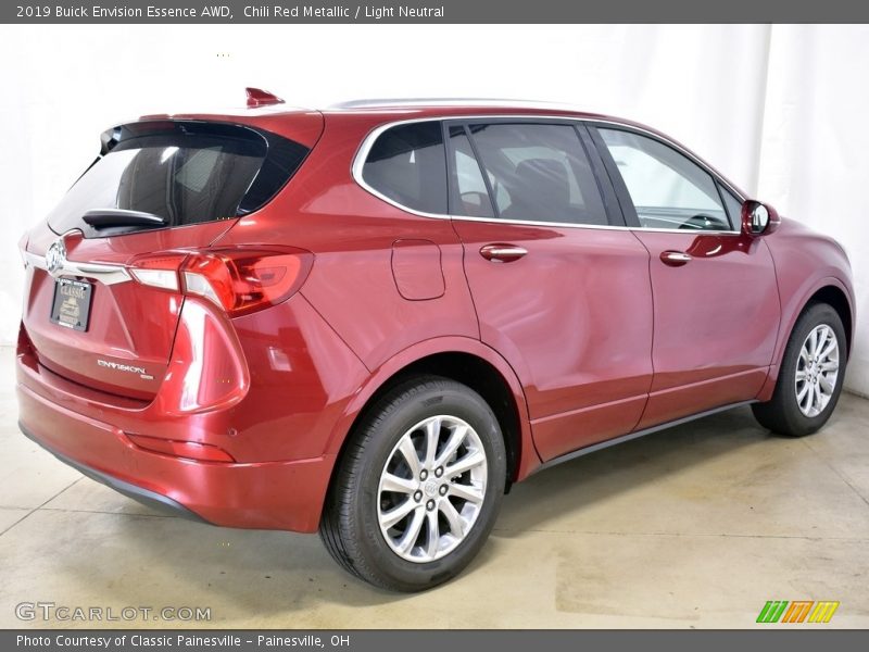 Chili Red Metallic / Light Neutral 2019 Buick Envision Essence AWD