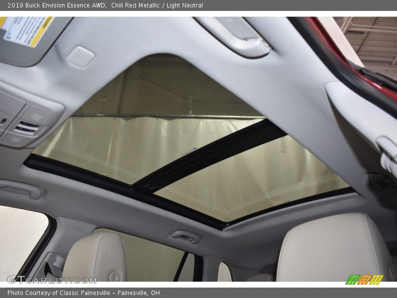 Chili Red Metallic / Light Neutral 2019 Buick Envision Essence AWD