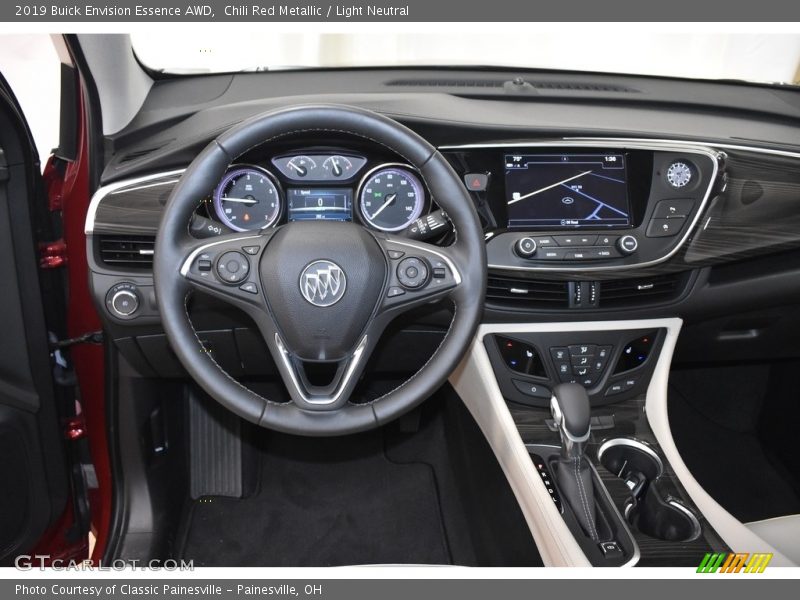 Chili Red Metallic / Light Neutral 2019 Buick Envision Essence AWD