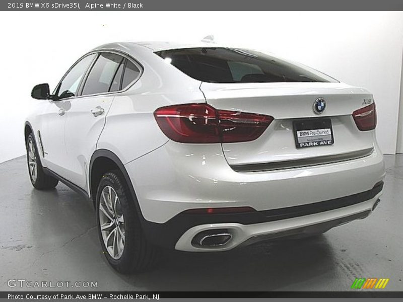 Alpine White / Black 2019 BMW X6 sDrive35i