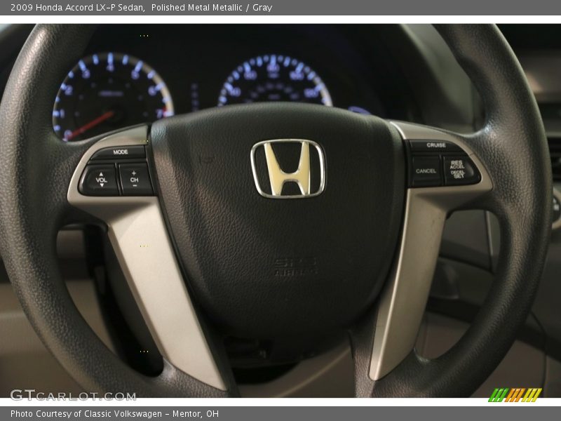 Polished Metal Metallic / Gray 2009 Honda Accord LX-P Sedan