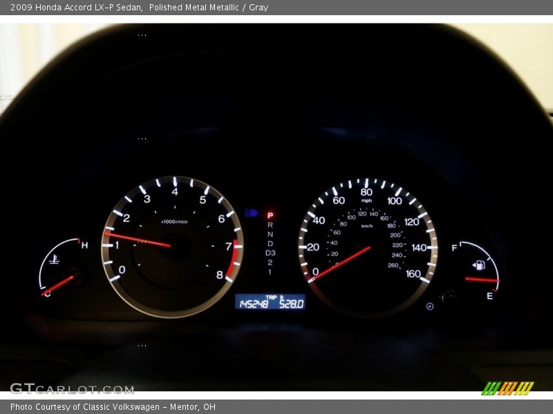 Polished Metal Metallic / Gray 2009 Honda Accord LX-P Sedan