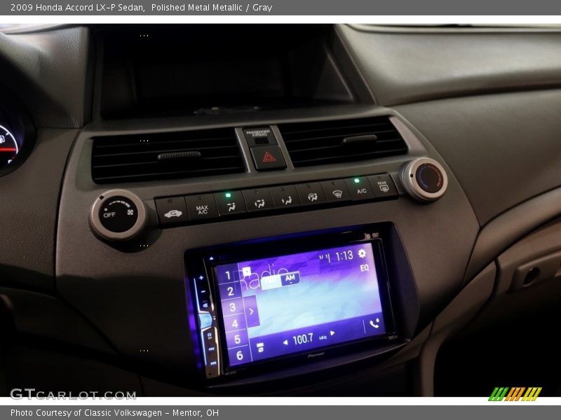 Polished Metal Metallic / Gray 2009 Honda Accord LX-P Sedan