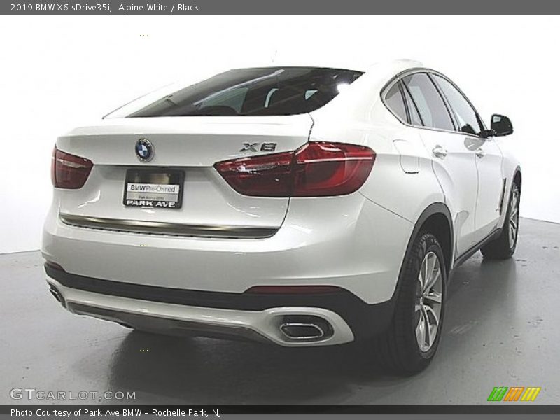 Alpine White / Black 2019 BMW X6 sDrive35i