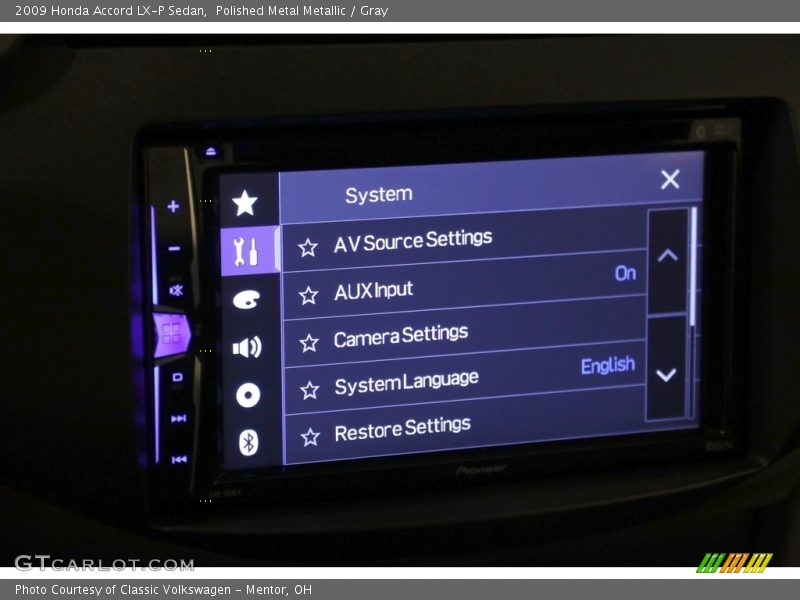 Polished Metal Metallic / Gray 2009 Honda Accord LX-P Sedan