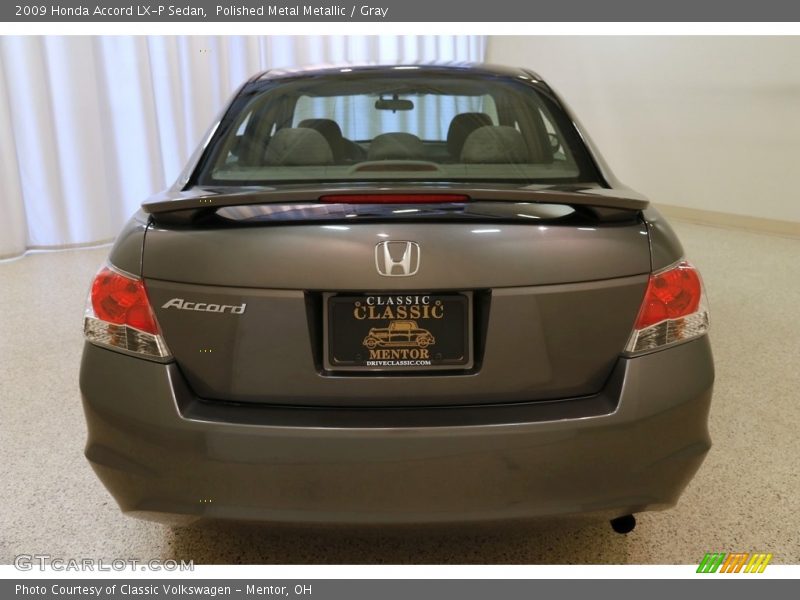 Polished Metal Metallic / Gray 2009 Honda Accord LX-P Sedan
