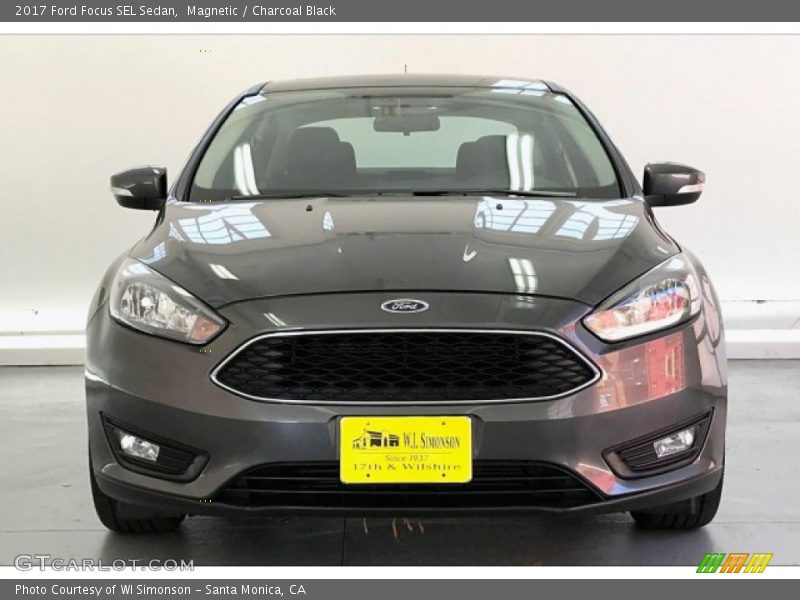 Magnetic / Charcoal Black 2017 Ford Focus SEL Sedan
