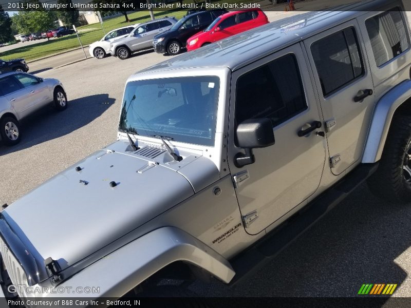 Bright Silver Metallic / Black/Dark Saddle 2011 Jeep Wrangler Unlimited Sahara 4x4