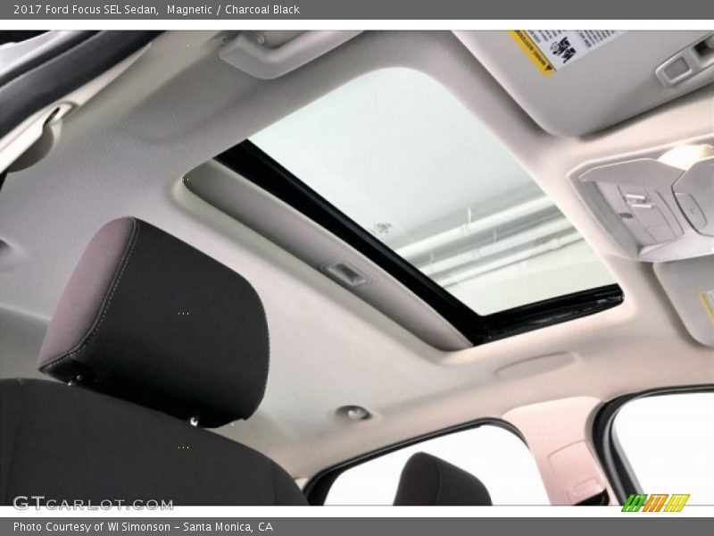 Sunroof of 2017 Focus SEL Sedan