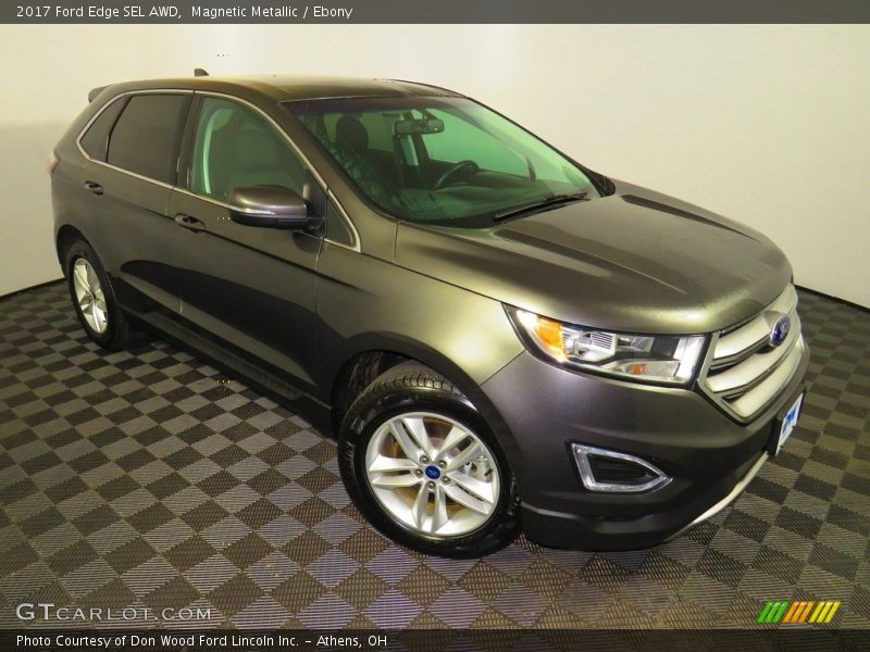 Magnetic Metallic / Ebony 2017 Ford Edge SEL AWD