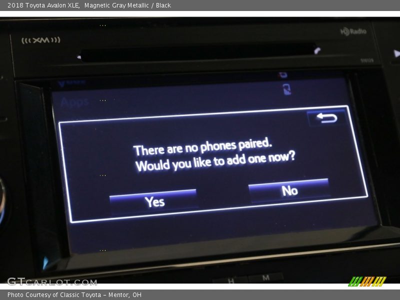 Magnetic Gray Metallic / Black 2018 Toyota Avalon XLE