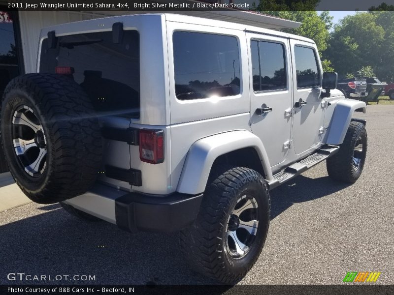 Bright Silver Metallic / Black/Dark Saddle 2011 Jeep Wrangler Unlimited Sahara 4x4