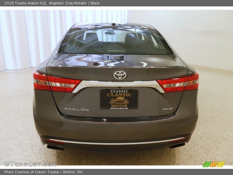 Magnetic Gray Metallic / Black 2018 Toyota Avalon XLE