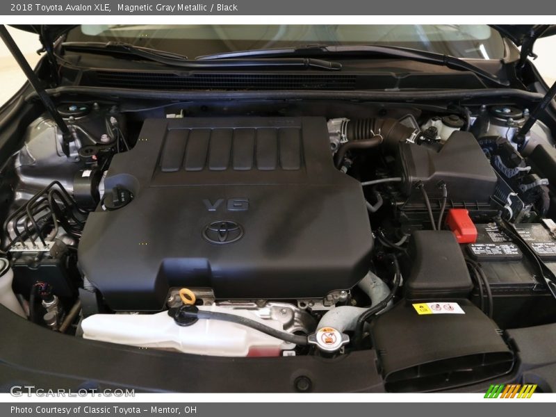 Magnetic Gray Metallic / Black 2018 Toyota Avalon XLE