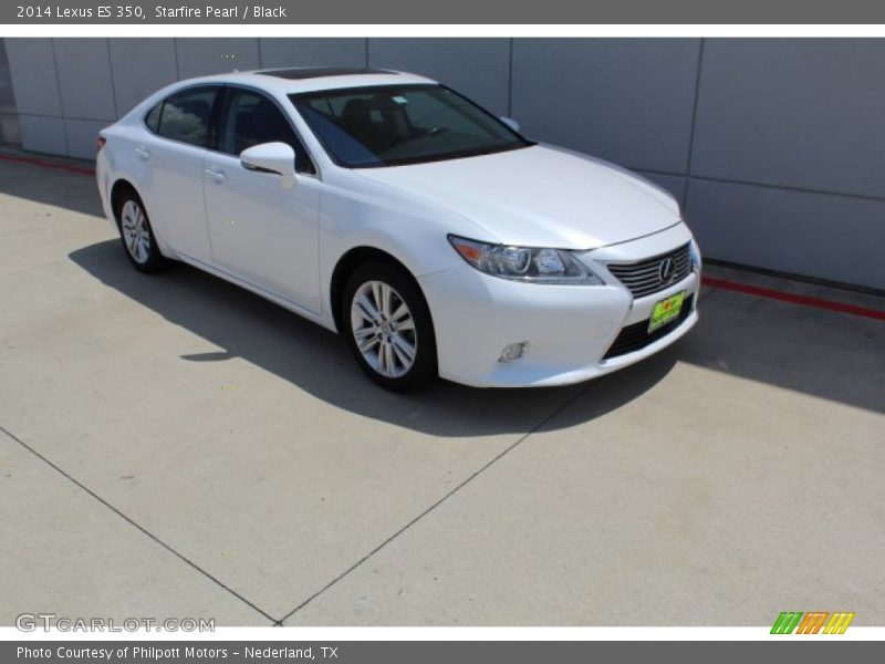 Starfire Pearl / Black 2014 Lexus ES 350
