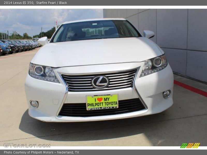Starfire Pearl / Black 2014 Lexus ES 350