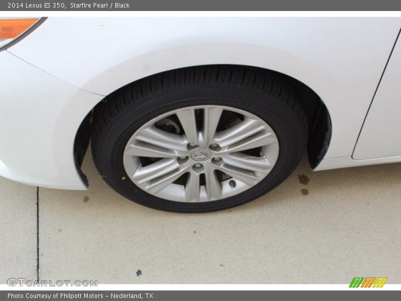 Starfire Pearl / Black 2014 Lexus ES 350