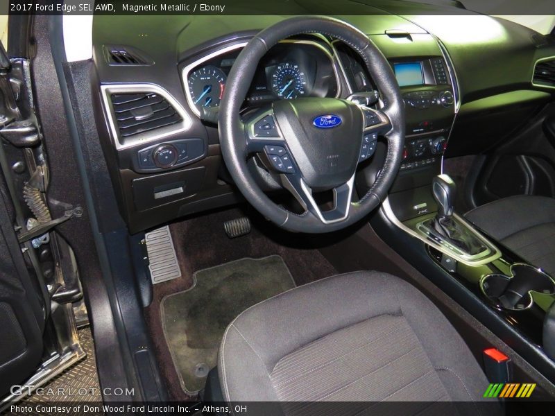 Magnetic Metallic / Ebony 2017 Ford Edge SEL AWD