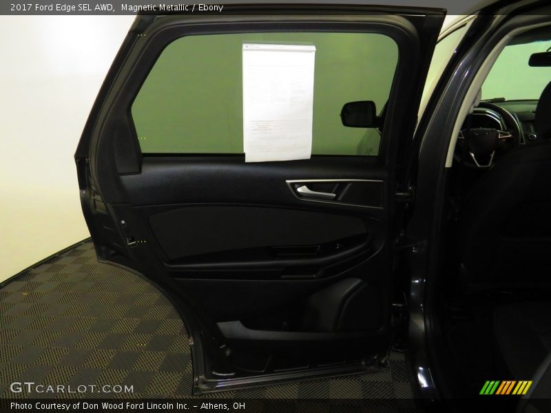 Magnetic Metallic / Ebony 2017 Ford Edge SEL AWD