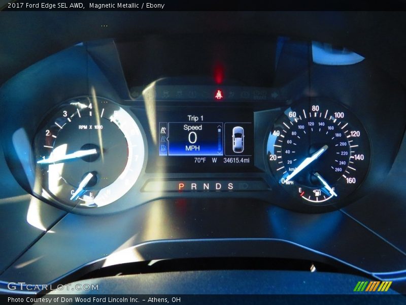 Magnetic Metallic / Ebony 2017 Ford Edge SEL AWD