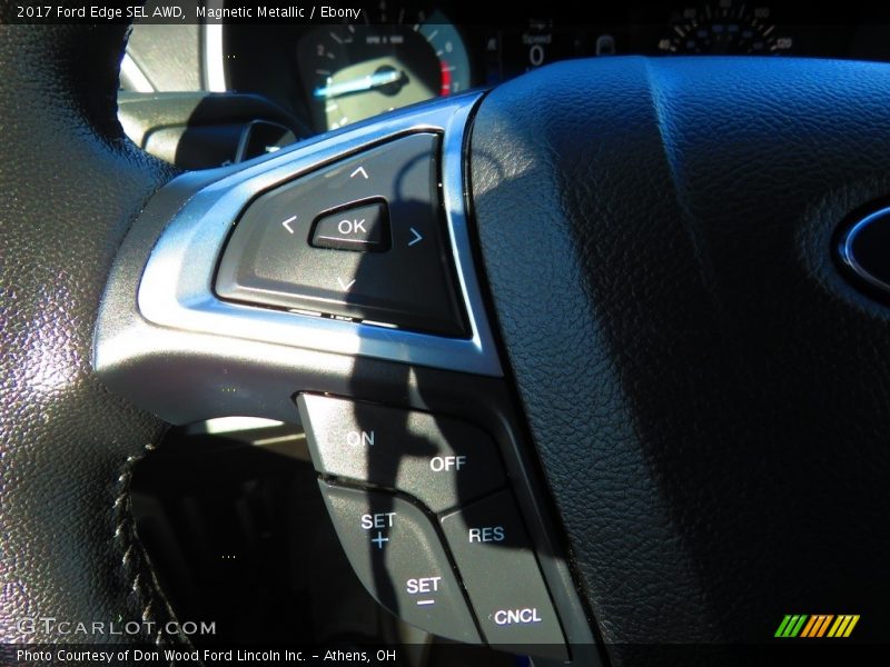 Magnetic Metallic / Ebony 2017 Ford Edge SEL AWD