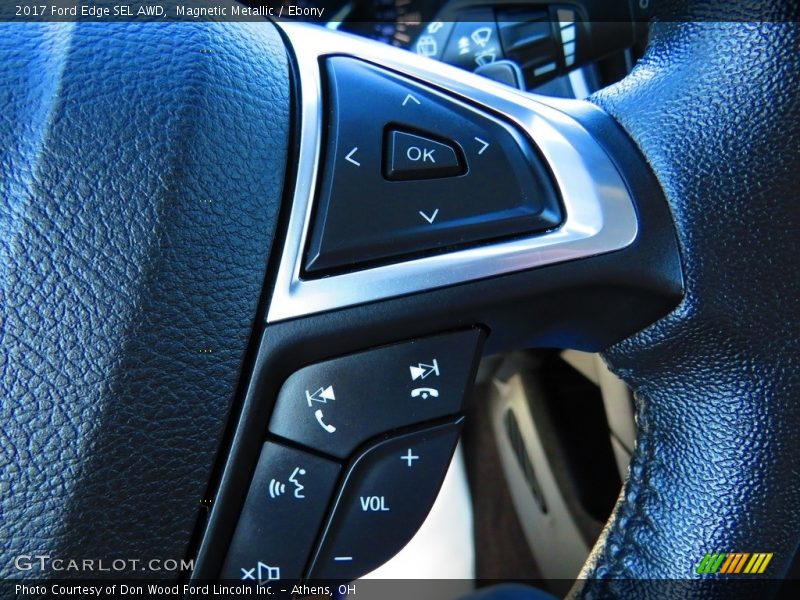 Magnetic Metallic / Ebony 2017 Ford Edge SEL AWD