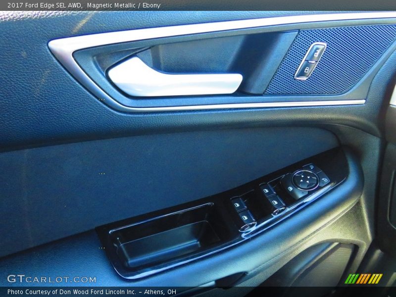 Magnetic Metallic / Ebony 2017 Ford Edge SEL AWD