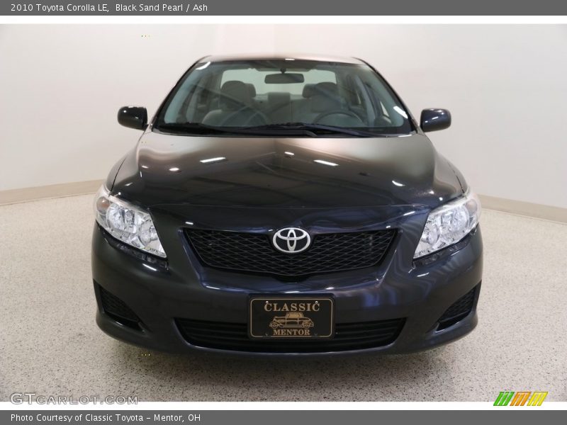 Black Sand Pearl / Ash 2010 Toyota Corolla LE