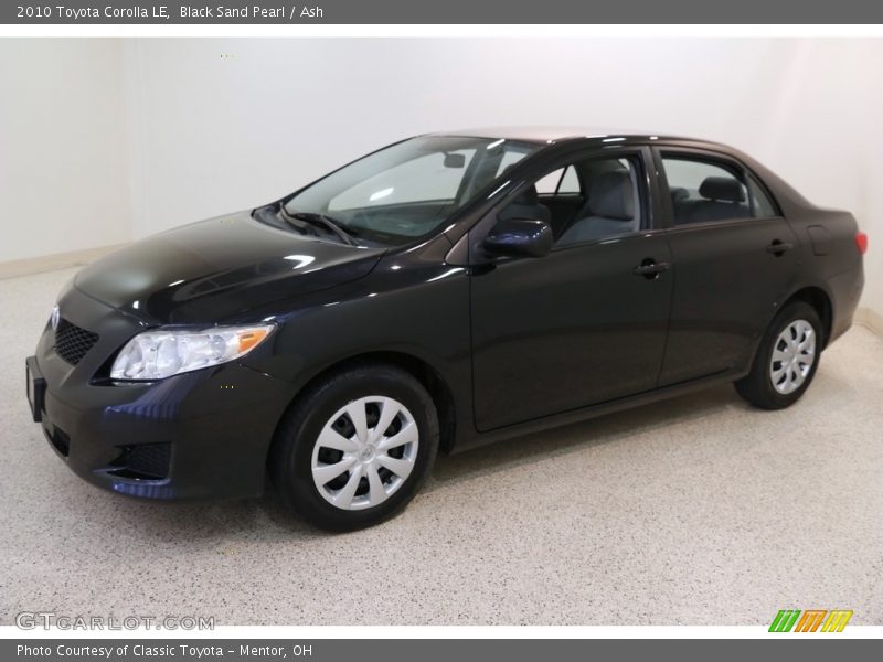 Black Sand Pearl / Ash 2010 Toyota Corolla LE